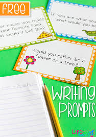 FREE space writing prompts for primary grades  Perfect for a unit     Blessed Beyond A Doubt