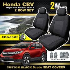 Black Honda Cr V Seat Covers 2row 5