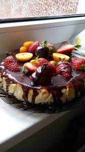 Шоколадный чизкейк в глазури с фруктами рецепт – Европейская кухня: Выпечка  и десерты. «Еда»