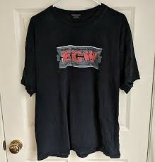 Vintage Original Ecw Wrestling T Shirt Size L Signed By