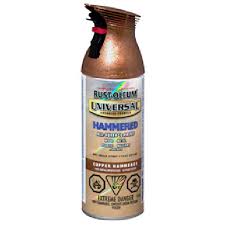rust oleum hammered copper spray paint