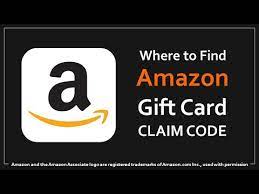 where to find amazon gift card claim