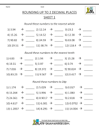 On these worksheets, you'll find place value concepts applied to decimals. 6 Rounding Decimals Worksheets This Is Design Stuff Rounding Decimals Rounding Off Decimals Rounding Decimals Worksheet