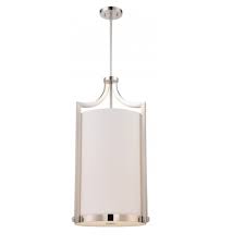Nuvo Meadow Large Foyer Light Polished Nickel Finish Nuvo 60 5885 Homelectrical Com