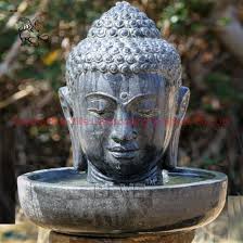 Blve Natural Stone Garden Buddha Statue