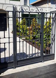 Single Wrought Iron Garden Gates From