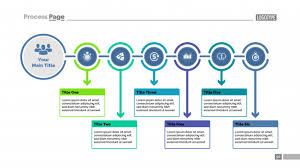 Six Steps Process Chart Slide Template Business Data