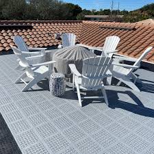 pvc staylock outdoor deck floor tiles