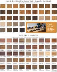 all hardwood floors stain color chart