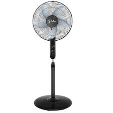 forclover 3 sd stand pedestal fan with remote control black