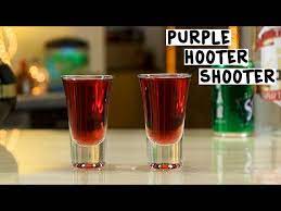 purple hooter shooter tipsy bartender