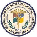 Image result for Sri Guru Ram Das University of Health Sciences logo