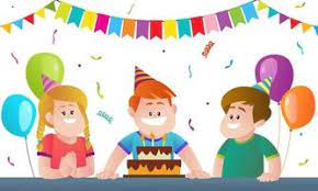 birthday party vector art icons and