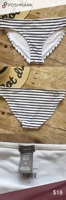 Aerie Striped Bikini Bottoms Size Large Brand New With Tags