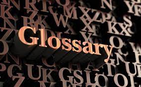 Glossary of terms*
