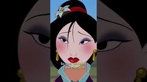 did you catch mulan touch her hair alot