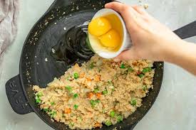 Getting to the top of the cauliflower fried rice mountain only takes about five or six minutes. Cauliflower Fried Rice Gluten Free And Keto Friendly Ketoconnect