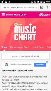 How To Vote On Mwave Music Chart Exo Amino