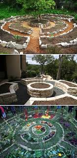 Round Garden Beds Using Recycled Materials