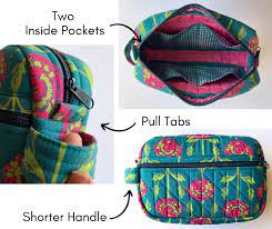 road trip toiletry bag pdf sewing pattern