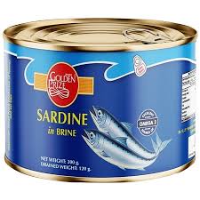 golden prize canned sardine in