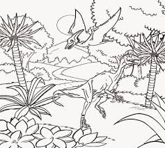You can now print this beautiful dinosaur prehistoric scene dinosaurs and woolly mammoth coloring page or color online for free. Printable Realistic Dinosaur Coloring Pages Coloring And Drawing