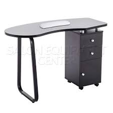 black or white modern manicure table