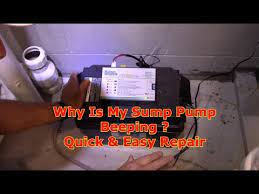 Sump Pump Beeping Every 15 Seconds