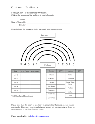 Concert Band Seating Chart
