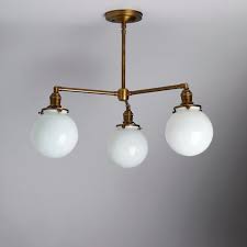 3 Light Pendant Chandelier With White