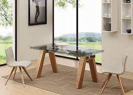 Extendable Glass Ceramic Dining Table