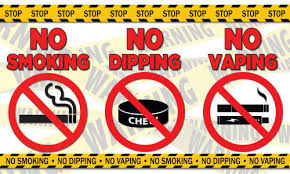 no smoking no dipping no vaping