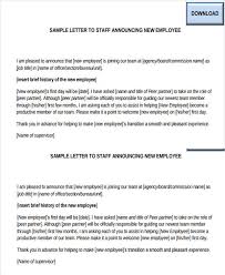 This letter, as most letters announcing employee departures, is quite complimentary of the employee. 10 Staff Announcement Examples Pdf Doc Examples