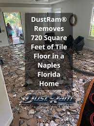 720 sq ft tile removal in a naples home