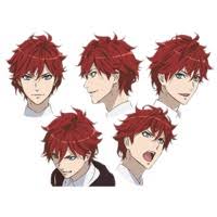 blue eye color red hair color