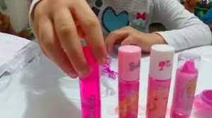 barbie makeup set tutorial for children