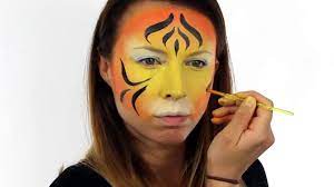 snazaroo easy tiger face paint tutorial