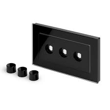 Current price $16.31 $ 16. Crystal Pg 3 Gang Led Dimmer Plate Black Retrotouch Designer Light Switches Plug Sockets