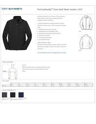 Analyst Academy Mens Port Authority Core Soft Shell Jacket J317