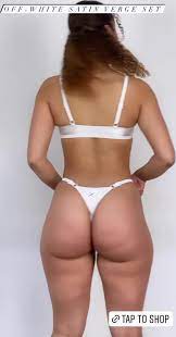 Ana Learmann White Bikini
