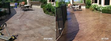 Residential Concrete Patio Resurfacing