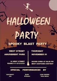 Free Halloween Party Flyer Templates