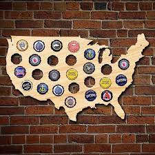 after 5 work usa beer cap map