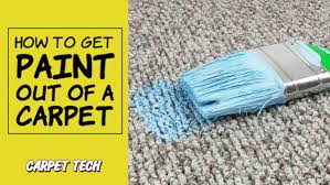 get paint out of a carpet