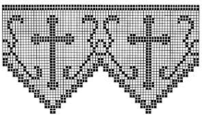 Filet Crochet Edging Patterns For Altar Cloths And Robes