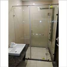 bathroom shower glass partition at rs