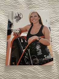 Street Outlaws Kayla Morton Signed 8 X 10 Photo Discovery Channel 