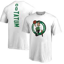 ** please note we are already seeing a slight increase in production and shipping time due to upcoming holiday season. Youth Fanatics Branded Jayson Tatum White Boston Celtics Backer Name And Number T Shirt