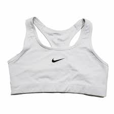 Nike Womens Pro White Sports Bra Size Xl