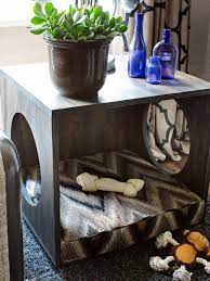 End Table With A Built In Pet Bed